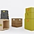 Versatile Wooden Storage Boxes 3D model small image 1