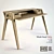 HIS Work Hard Table - Birch Veneer Plywood, Multiple Finish Options 3D model small image 1