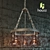 Vintage-inspired Menlo Park Chandelier 3D model small image 1