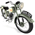 Vintage BSA Bantam D1 Motorcycle 3D model small image 3
