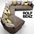 Modern and Stylish Sofa ROLF BENZ ONDA 3D model small image 2