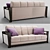 Elegant Lunar Sofa 3D model small image 1