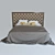 Elegant Enya Bed by Porada 3D model small image 3