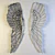 Volumetric Wings Wall Decor 110x80cm 3D model small image 1