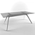 Metal-Legged Table 3D model small image 1
