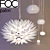 Elegant FOC Palm Pendant Light 3D model small image 1