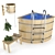 HotWood Deluxe Sauna Set 3D model small image 1