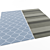 Wave Patterned Carpets - Set of Two 3D model small image 1