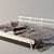 IKEA Sofa Bed with Drawers 3D model small image 2