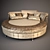 Elegant Queen Round Bed 3D model small image 1