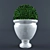 Miniature Bush in a Pot 3D model small image 1