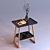 Elegant Maxalto Recipio Table 3D model small image 1