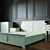 Elegant Olivia Furniture Set 3D model small image 2