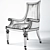 Classic Hemingway Game Chair - Exquisite Design & Superior Comfort 3D model small image 3