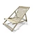 Wooden River Deckchair - Nord-HZ 3D model small image 1