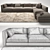 Luxurious Flexform Pleasure Sofas 3D model small image 3