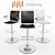 Modern Adjustable Bar Stool by Modway 3D model small image 1