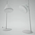 Modern Hello Floor Lamp by Normann Copenhagen 3D model small image 3
