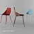 Sleek Foldable Chair 3D model small image 2