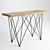 Elegant Paige Console Table - GRAMERCY HOME 3D model small image 1