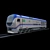 Turkmen Railway Loco 3D model small image 1