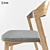 Elegant Merano Chair + Stelvio Table 3D model small image 3