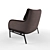 Sleek Lounge Chairs by DePadova 3D model small image 3