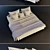 Luxury King Size Bedclothes Set 3D model small image 2