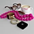 Fashionable Accessories and a Coffee Cup 3D model small image 1