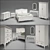 Dreamscape: Complete Bedroom Set 3D model small image 1