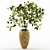 Stylish Ceramic Pot 3D model small image 1