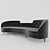 Vintage Oasis Sofa: Edward Wormley Design 3D model small image 2