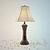 Vintage Bronze Bell Table Lamp 3D model small image 1