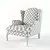 Elegant Eichholtz Chair: Frank Sinatra 3D model small image 2