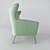 Maria Bruno NEO - Elegant Armchair by MUNNA 3D model small image 3