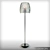 Elegant Crystal Pendant Light 3D model small image 1