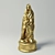 Golden Girl Figurine 3D model small image 1