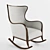 Sandy Rocking Chair - Sleek and Comfortable 3D model small image 1