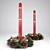 Festive Pinecone Candle Holder 3D model small image 1