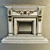 Classic Marble Fireplace 3D model small image 1