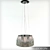 Title: Nelsa Pendant Light: Elegant Chrome and Crystal 3D model small image 2