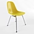 Elegant Eames Plastic Side Chair 3D model small image 1