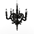  Elegant Spiral Chandelier 3D model small image 1