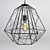 Modern Black Pendant Light 3D model small image 1