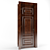 Timeless Entry Door 3D model small image 1