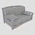 Arizona Sofa Bed 3D model small image 3