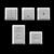 Modern Socket Switches 3D model small image 1