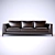 Elegant Lutetia Sofa by Maxalto 3D model small image 1