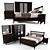 IKEA Bedroom Furniture Set 3D model small image 1