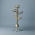 Metal Plant Stand 3D model small image 1